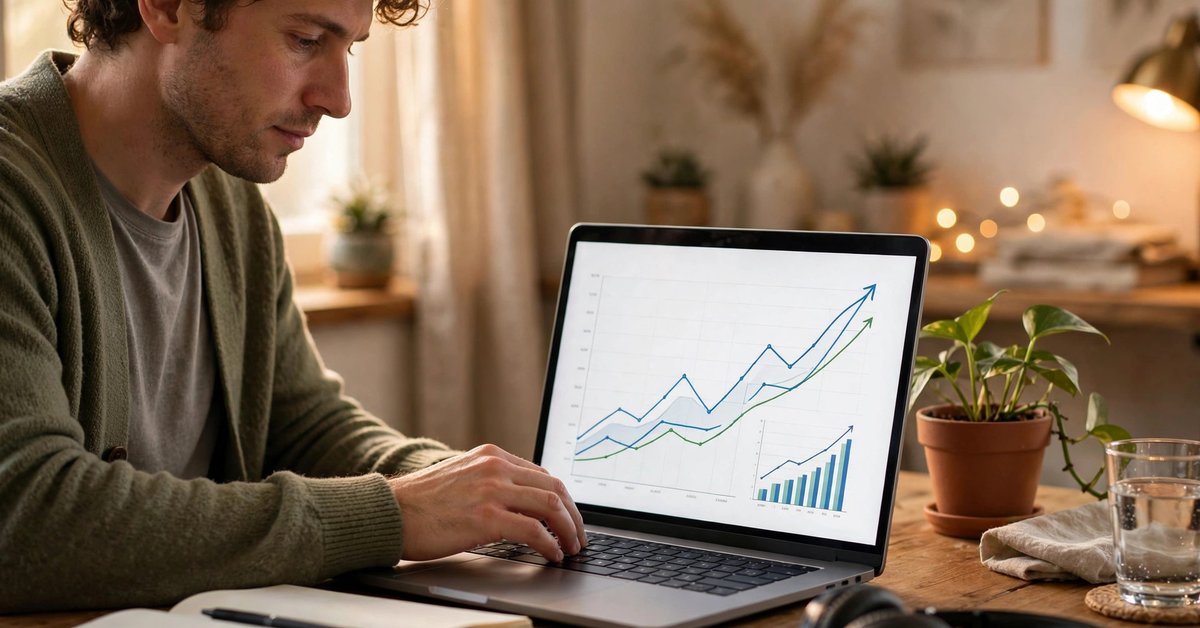 Blogging to earn money from home with website analytics